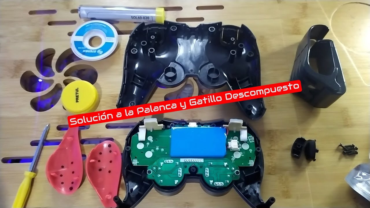GamePad X3 solución palanca y gatillo dañado