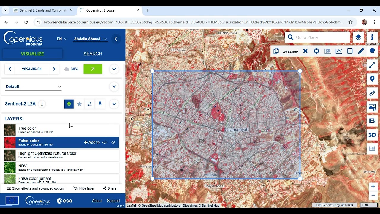 How to download Sentinel 2A, 2B and 2C Images (10m Resolution)