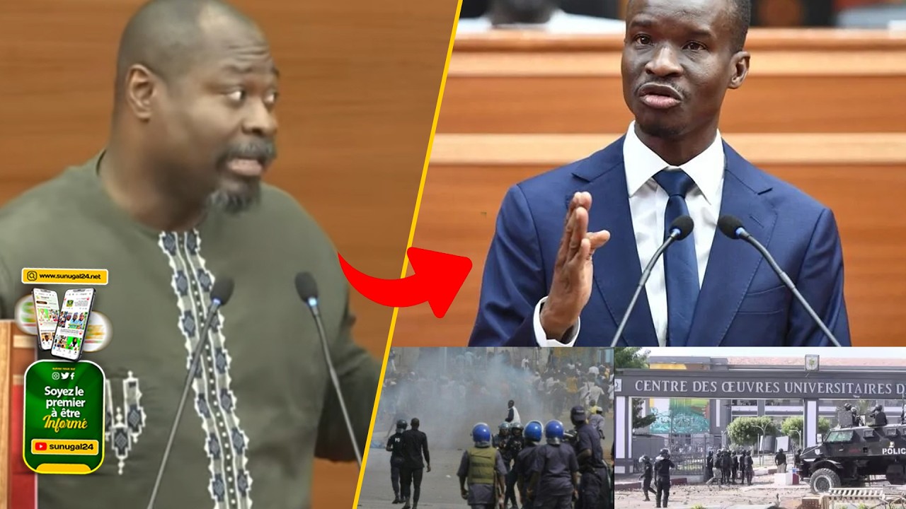 Guy Marius Sagna tape sur la table après la bavure policière, « Beuguetougnou guiss