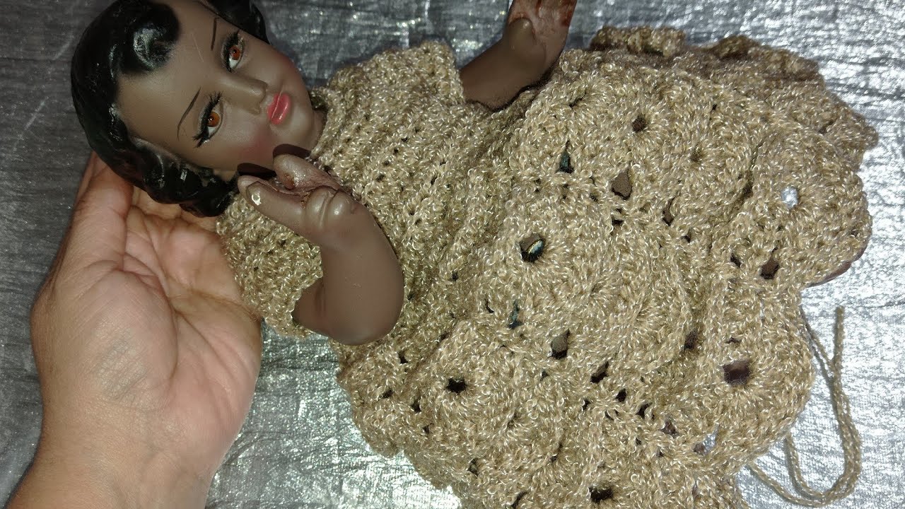 Ropón para niño Dios a crochet muy facil paso a paso | Niño Dios de 25 cm