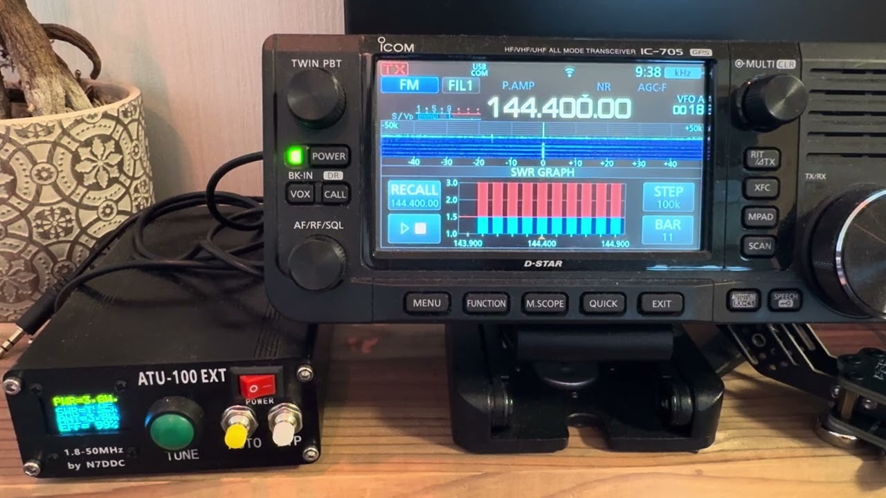 【JF6FNB】　IC-705のSWRを触ってみる。