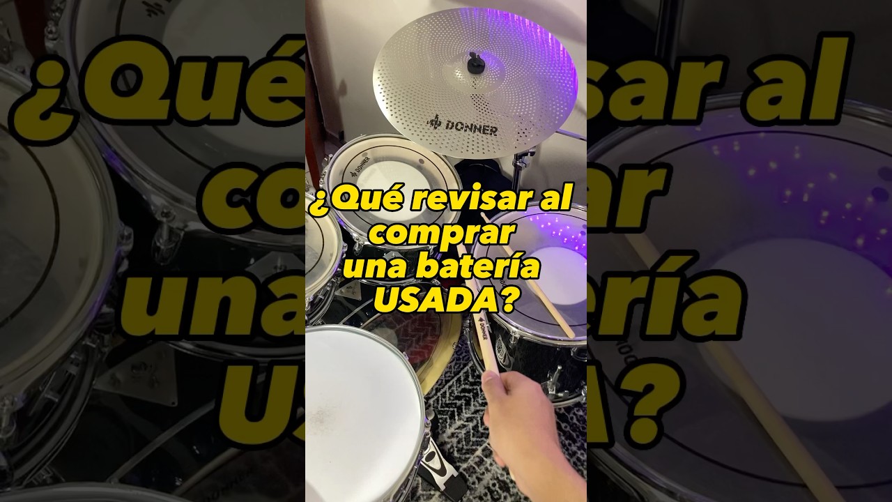 &iquest;C&oacute;mo comprar bater&iacute;a usada? (Cosas para revisar) 🥁😍