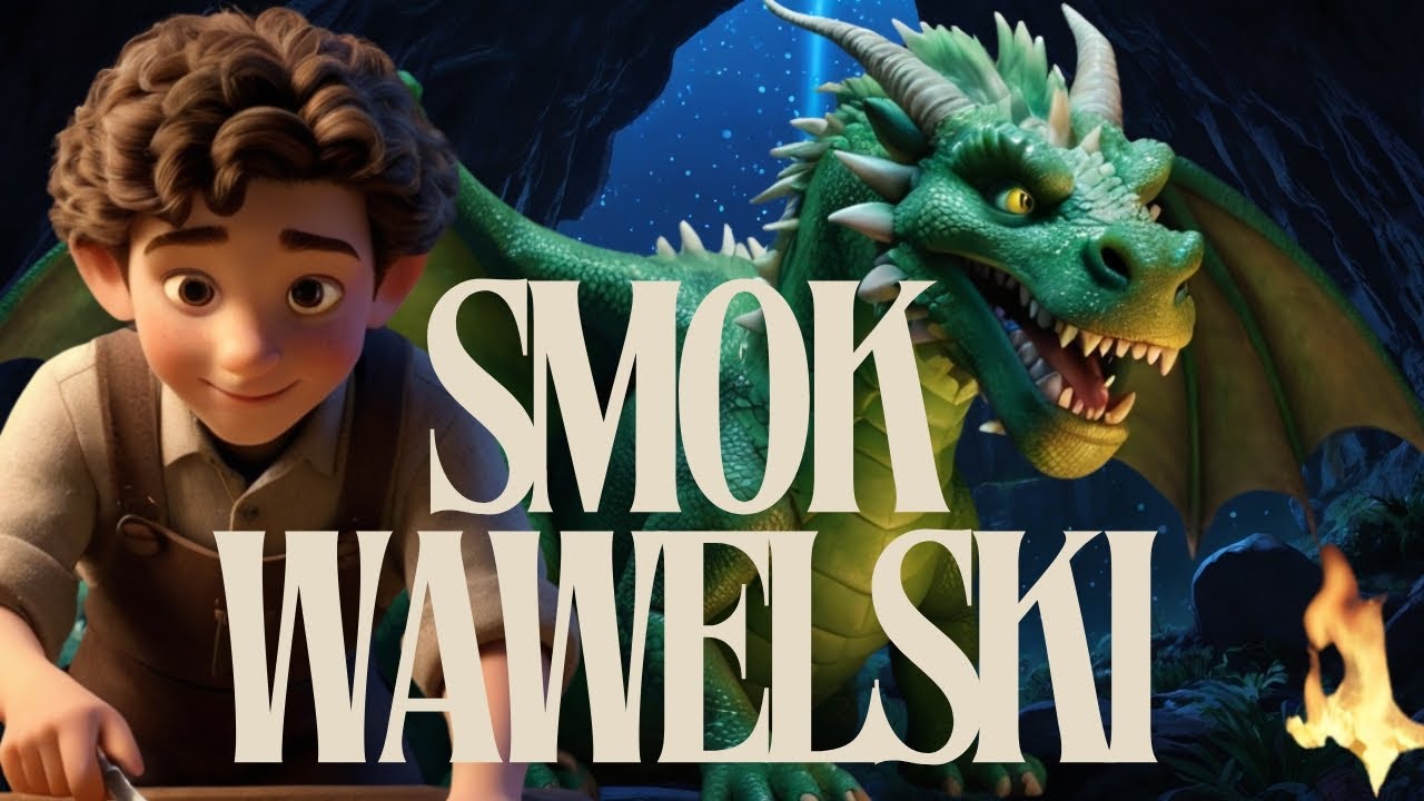 SMOK WAWELSKI. Bajka o Smoku Wawelskim Po Polsku. Bajka dla Dzieci. 🐑🐉🤴🏻