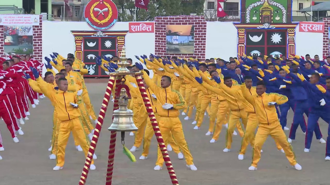 19th Armed Police Day 2076 (Mass Calisthenics)