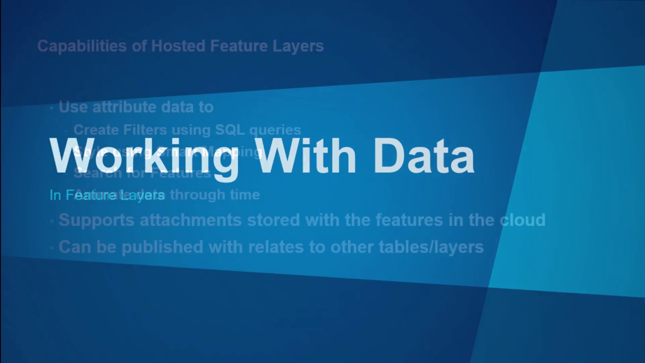 ArcGIS Online: Managing Data