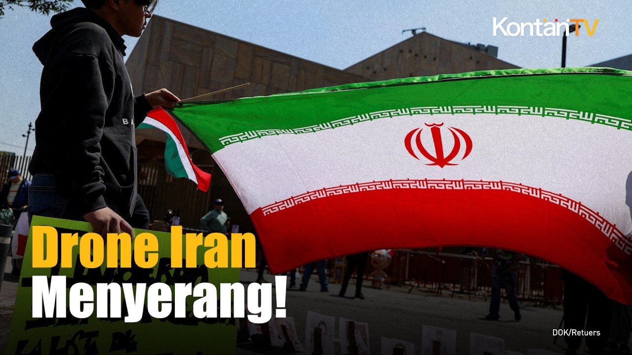 Iran Luncurkan Serangan Drone Besar besaran ke Israel dan Pangkalan AS!