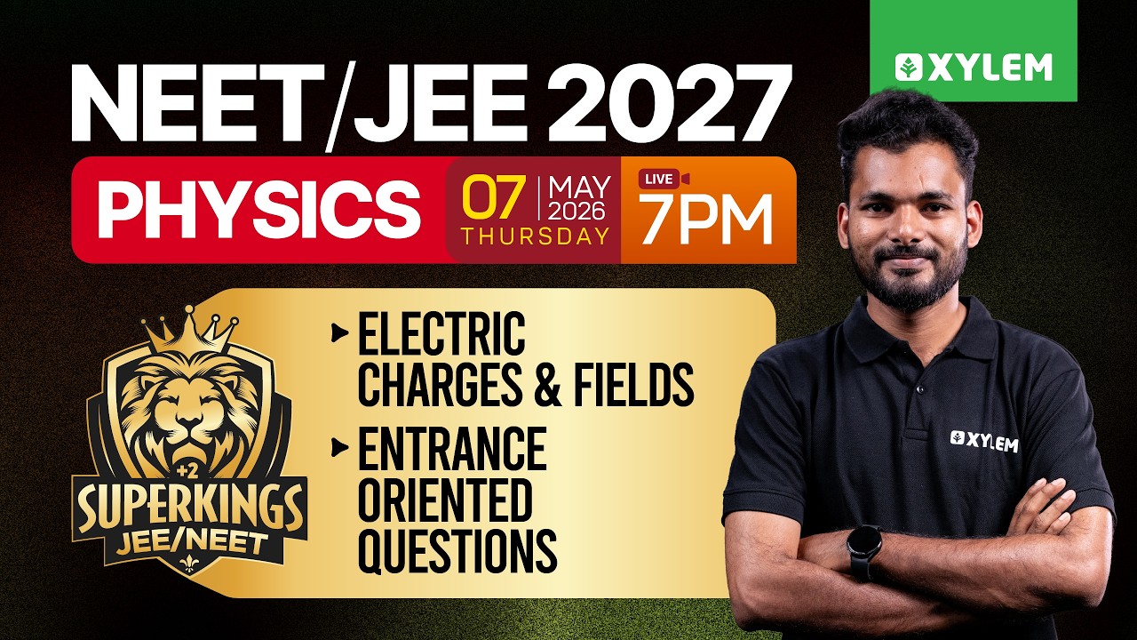 NEET/JEE 2027 Physics | Electric Charges & Fields - Entrance Oriented Question