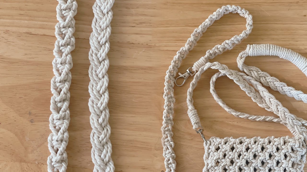 DIY 3mm Simple Macrame Strap for Mini Bags