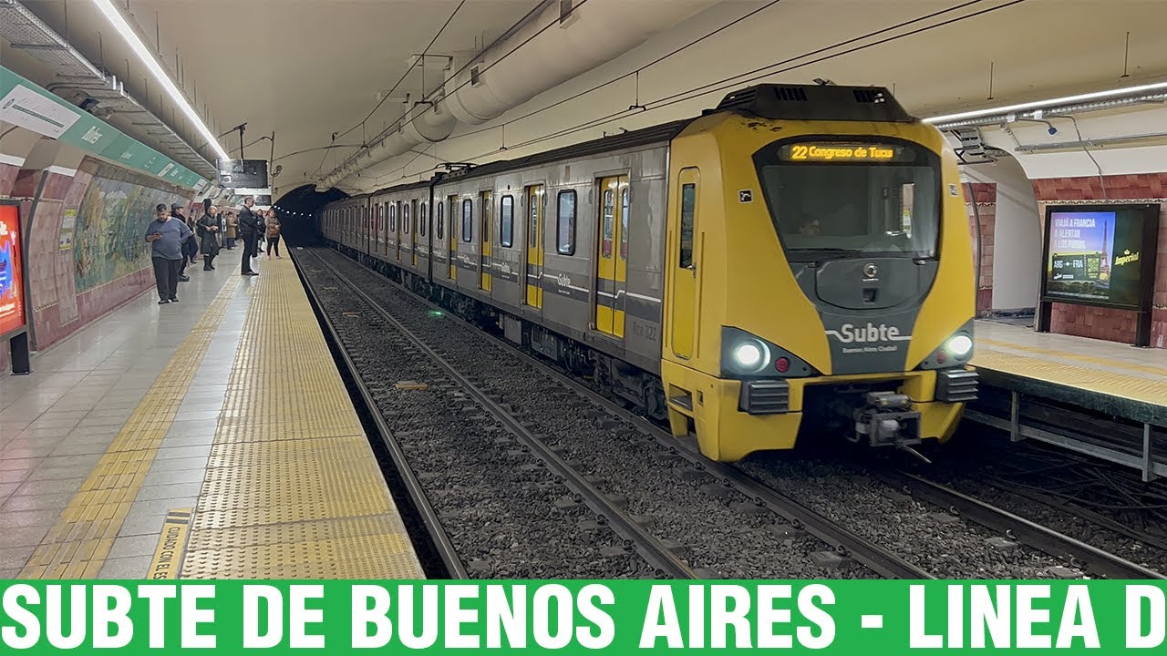 Subte De Buenos Aires | Linea D (Agosto 2023)