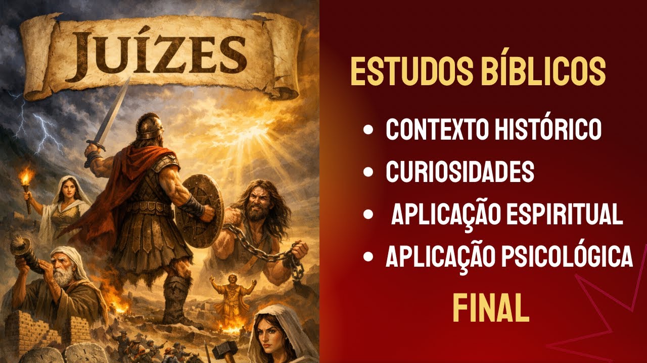 Estudos Bíblicos - Livro de Juízes - Cap 17 a 21 #antigotestamento #juízes #palavradedeus #biblia 