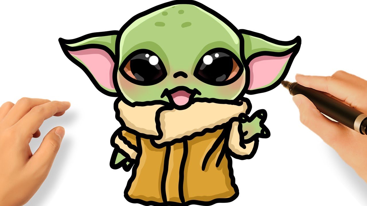 COMMENT DESSINER BABY YODA | GROGU