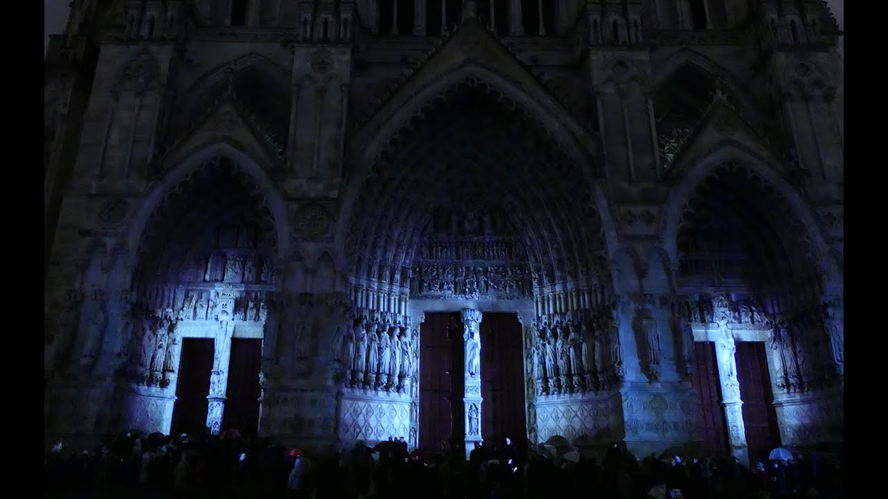 Cathédrale Notre-Dame d'Amiens - Chroma light show