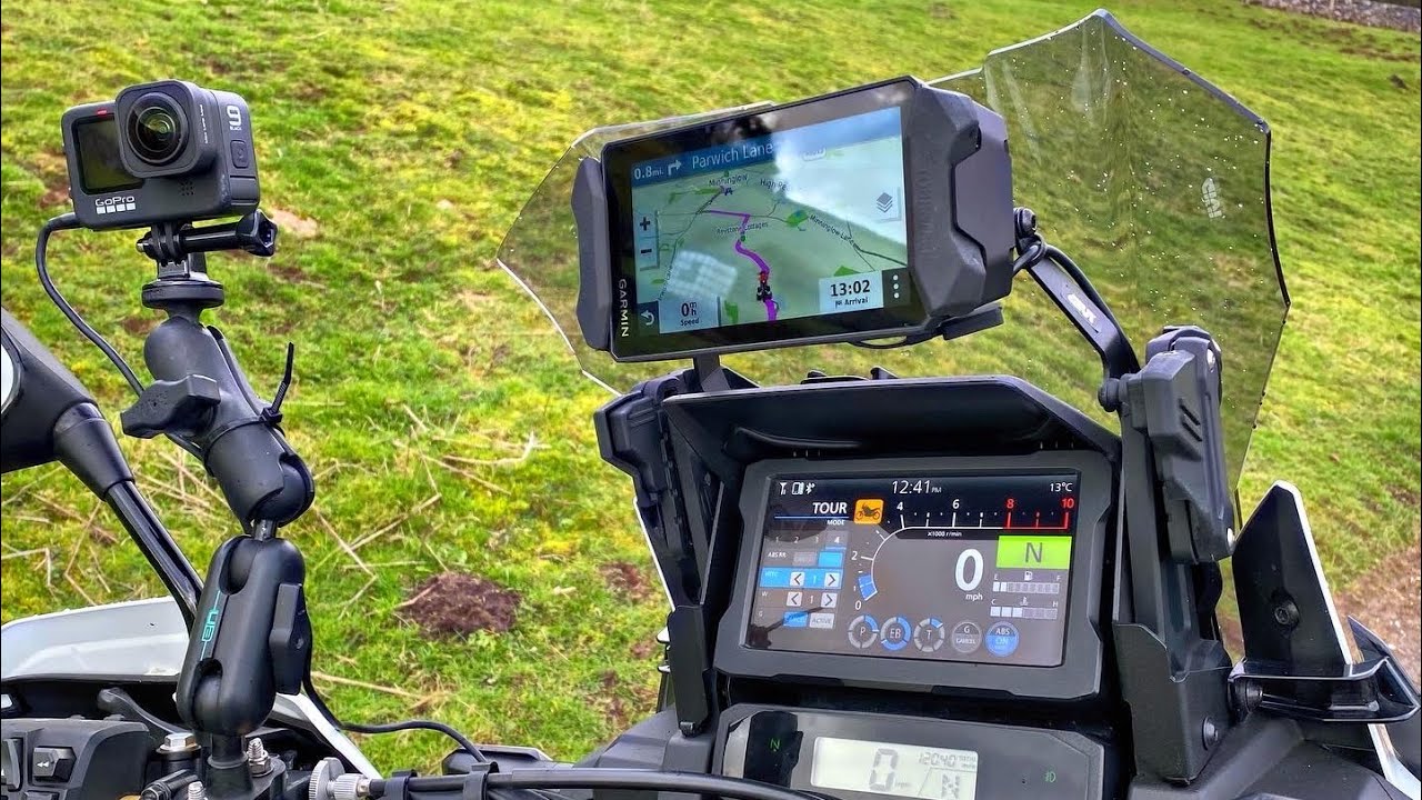 Installing A Garmin Zumo XT on the Honda Africa Twin Adventure Sports
