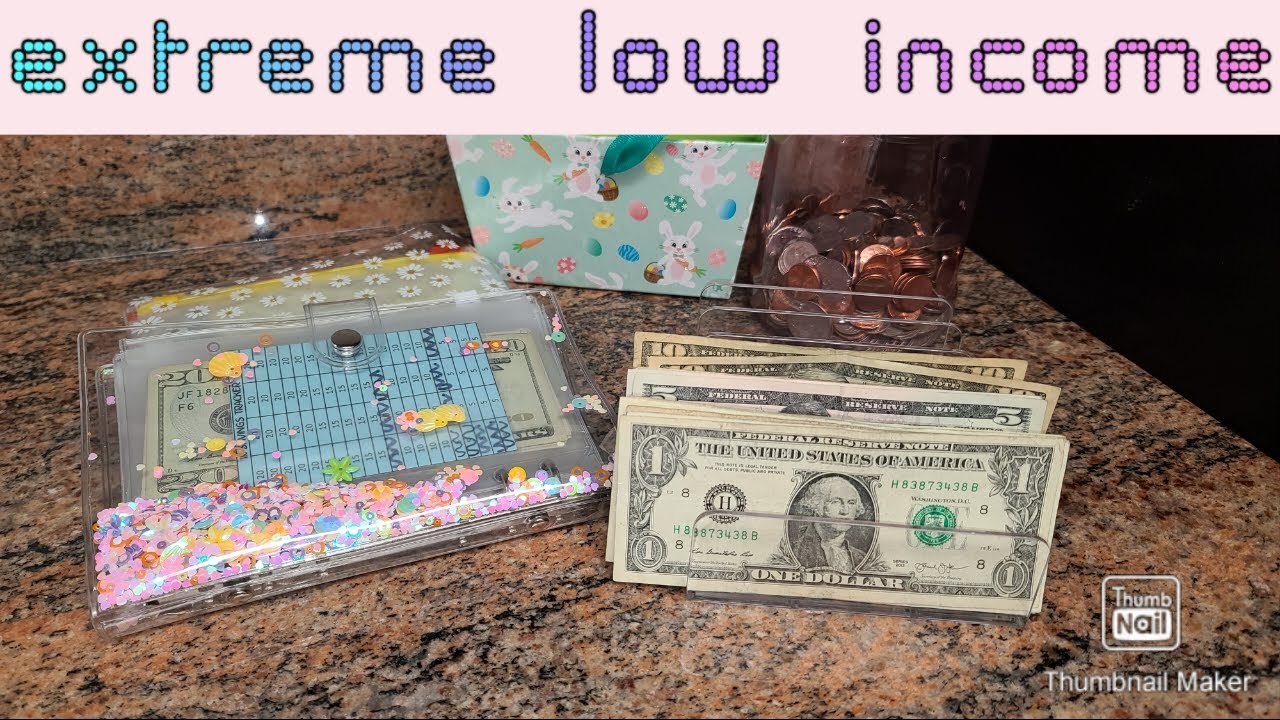 EXTREME LOW INCOME CASH ENVELOPE STUFFING | SIDE HUSTLE