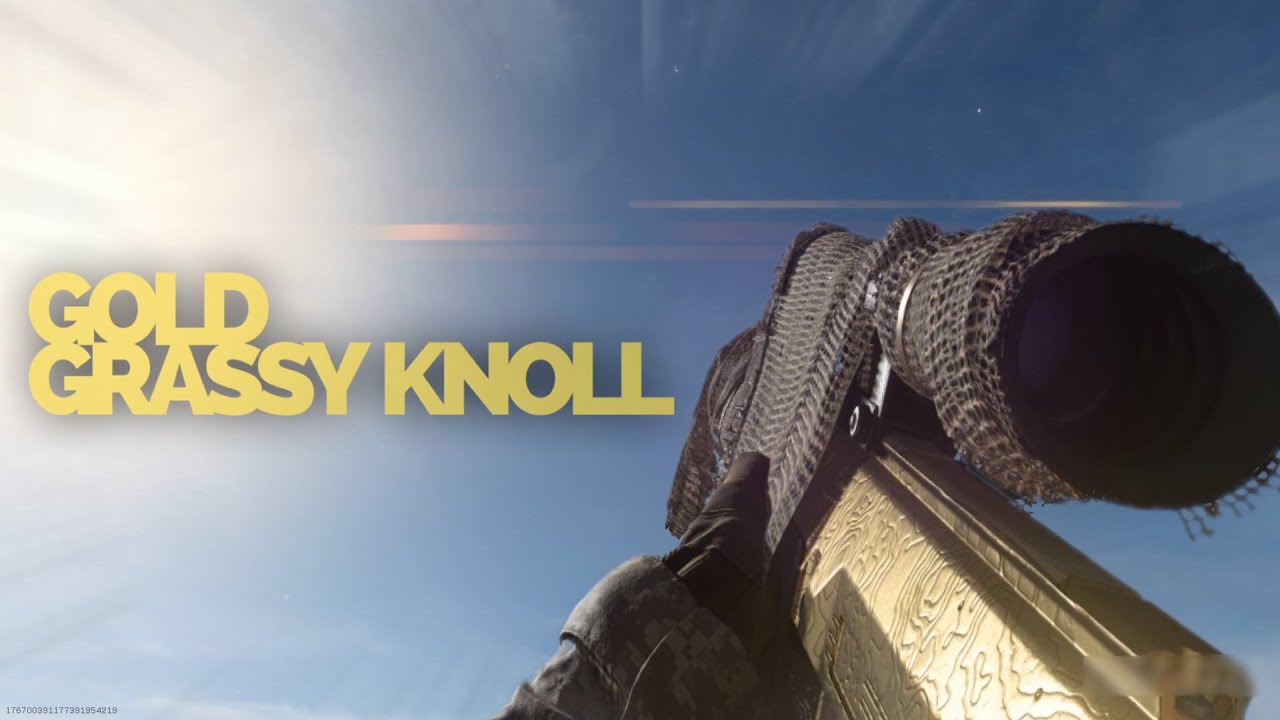 GOLD Grassy Knoll - HDR Sniper COMMON Variant | (COD: Modern Warfare)