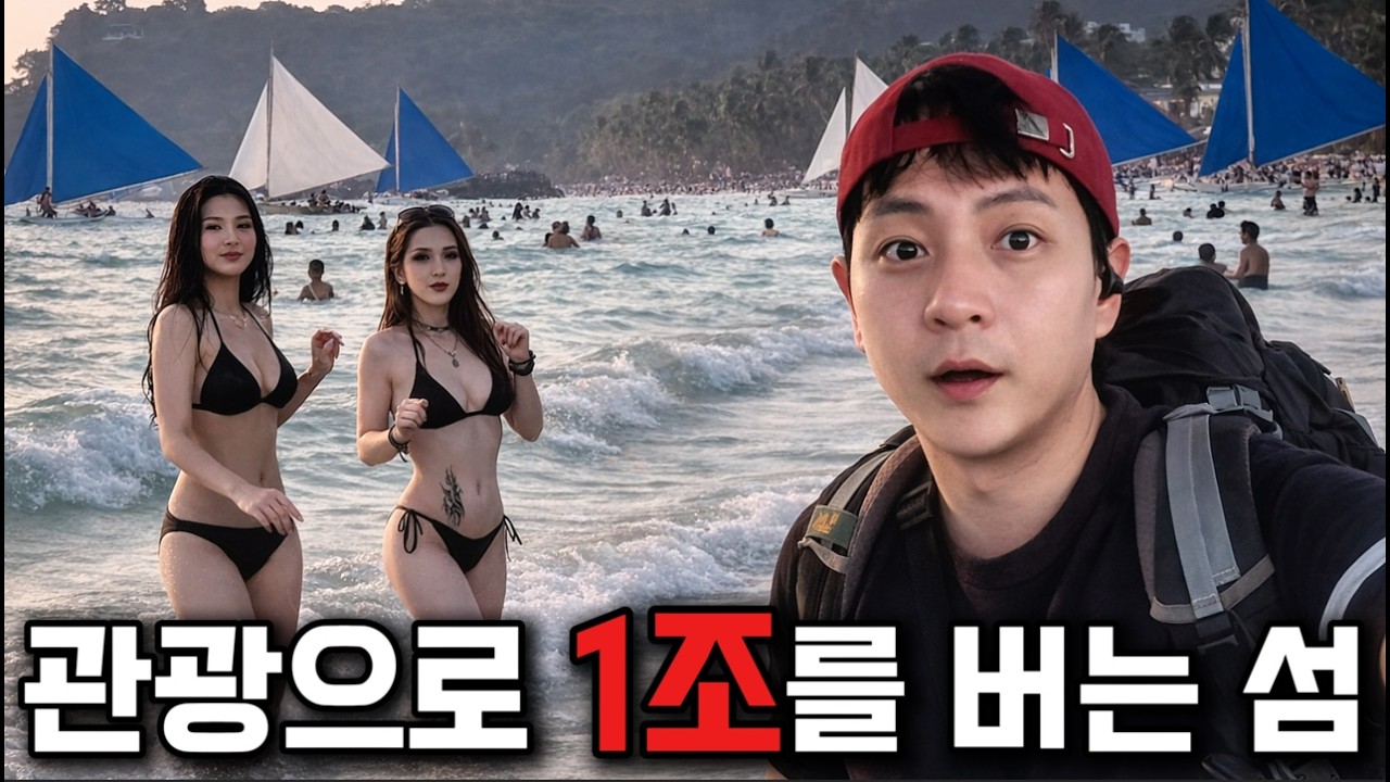 울릉도보다 7분의 1 크기의 작은 섬, 관광으로 연 1조 2천억을 벌어들이는 보라카이