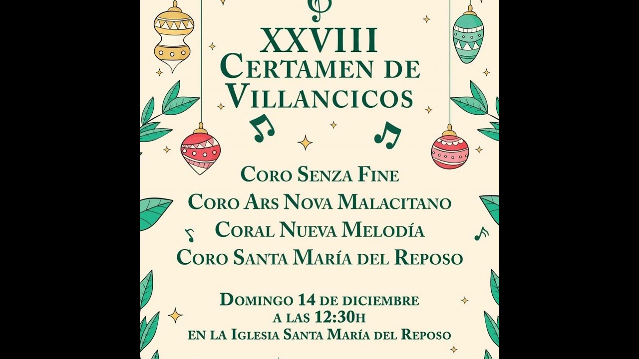 Certamen de Villancicos 2025 - Coro Santa María del Reposo