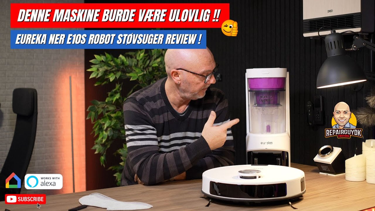 Eureka Ner E10S Robot Støvsuger ! - Hold nu op altså ! - DEN BEDSTE JULEGAVE Til Dig Selv i 2025 !!!