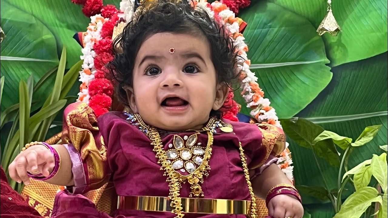 Kruthika eshanka's annaprasana 