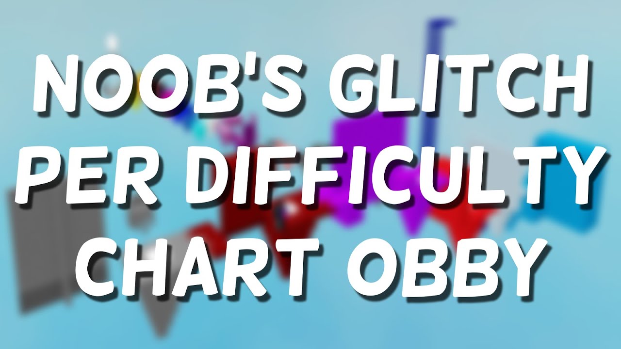 Noob's Glitch Per Difficulty Chart Obby | Stages 1 - 28