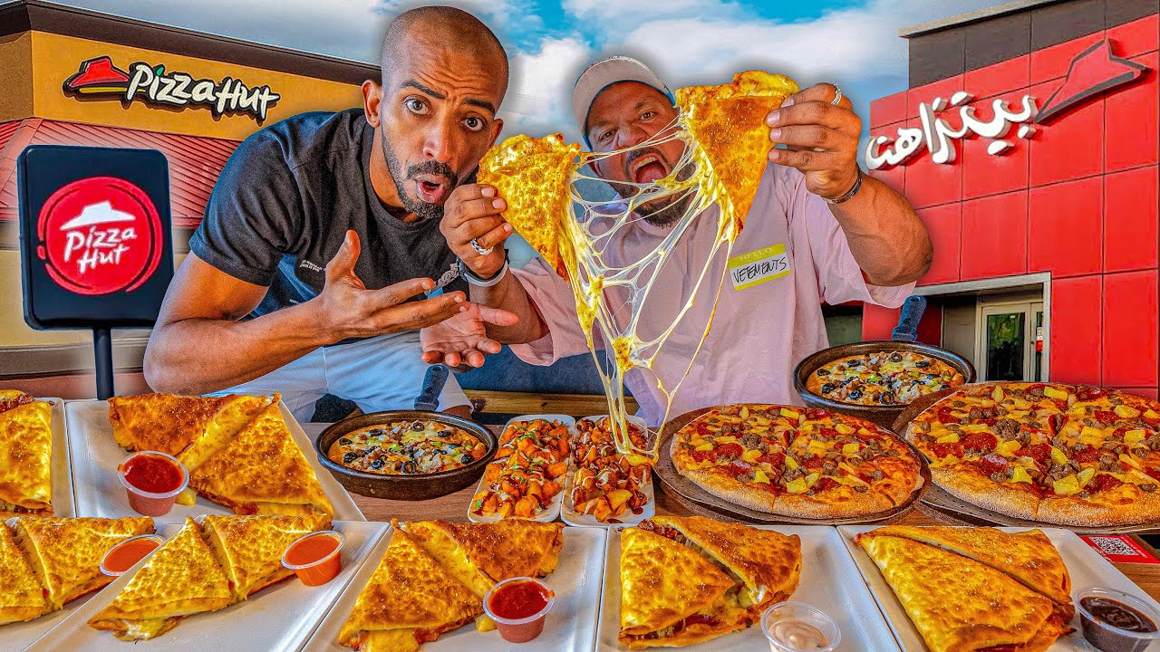 تحدي منيو كامل بيتزا هت الجديد 🍕