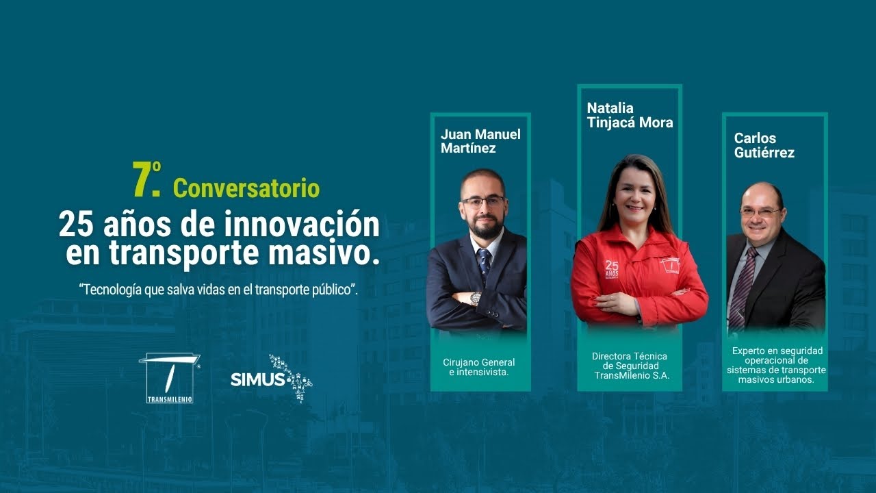 Red SIMUS / 7.º Conversatorio: 25 años de innovación en transporte masivo