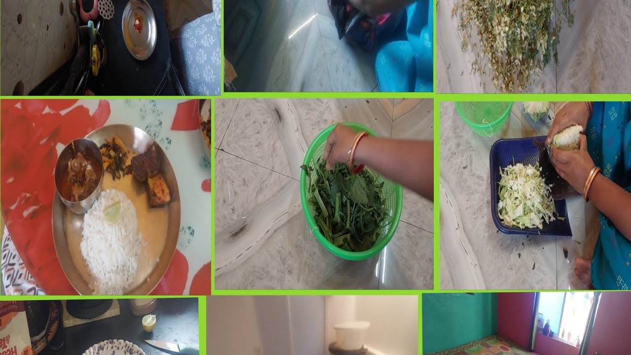 বাড়ি ফিরেই স্টেপ বাই স্টেপ  কাজ  শুরু করে দিলাম।। দুপুরে সিম্পল মেনু রাখলাম। ।