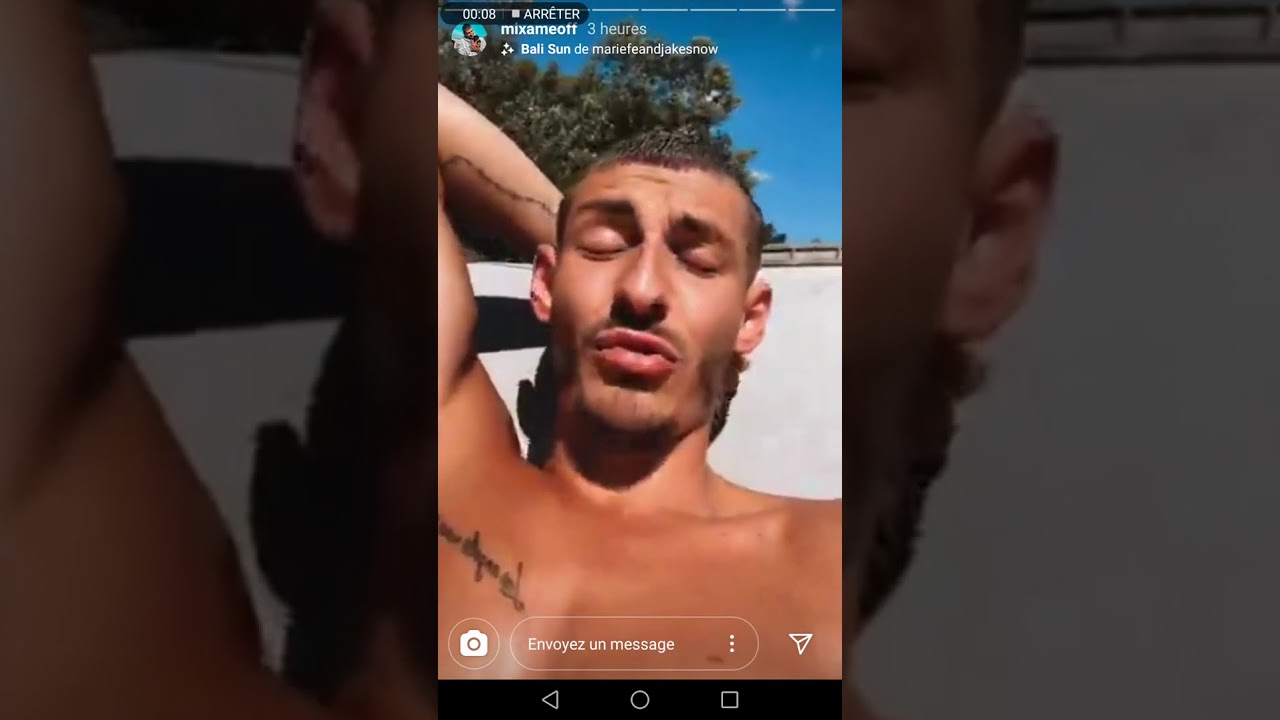 mixame repond a la story de lideal
