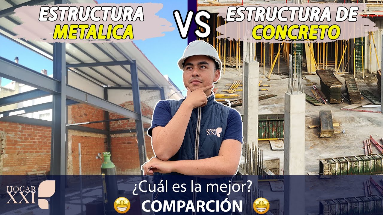 🏡 Tipos de estructura | Met&aacute;lica vs. Hormig&oacute;n 👷