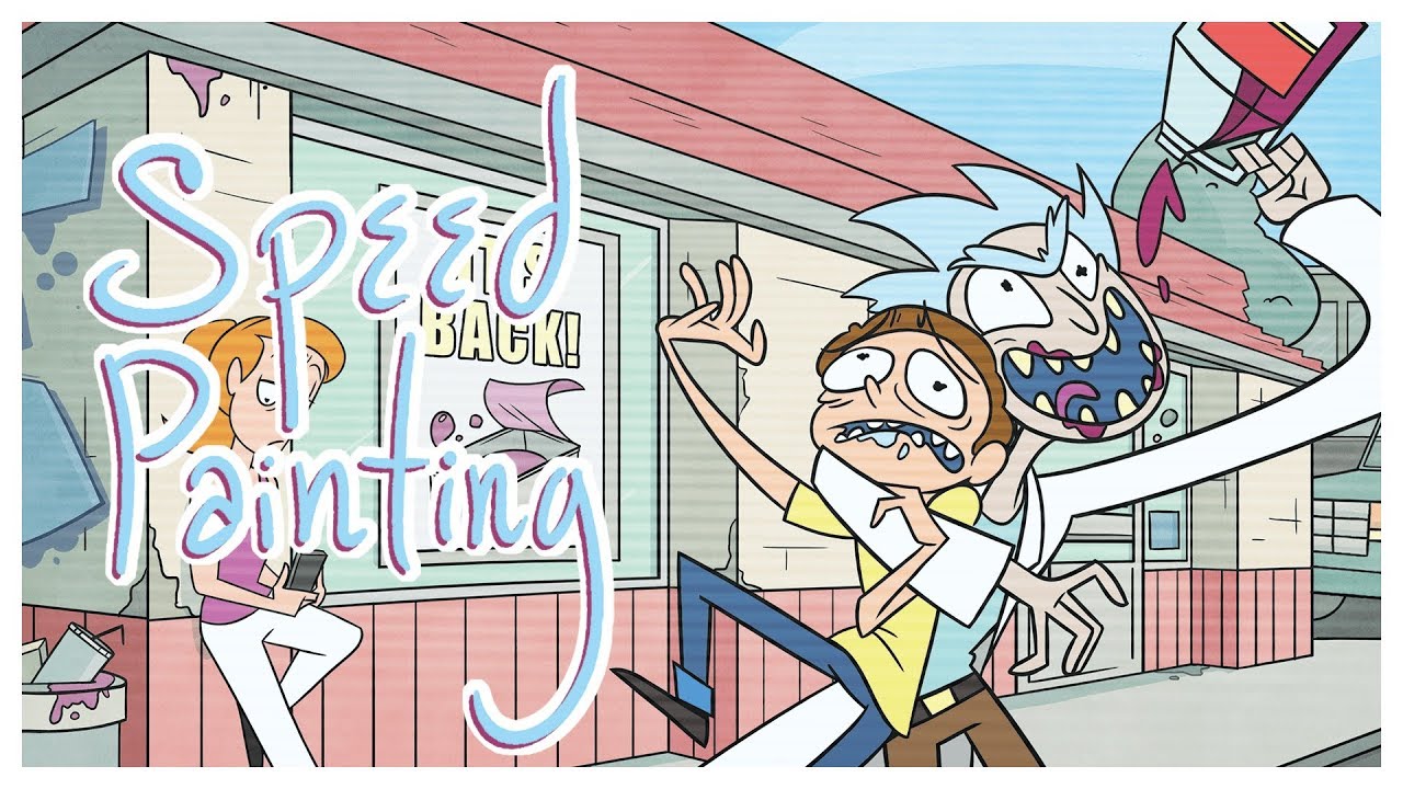 Speedpaint: Rick and Morty