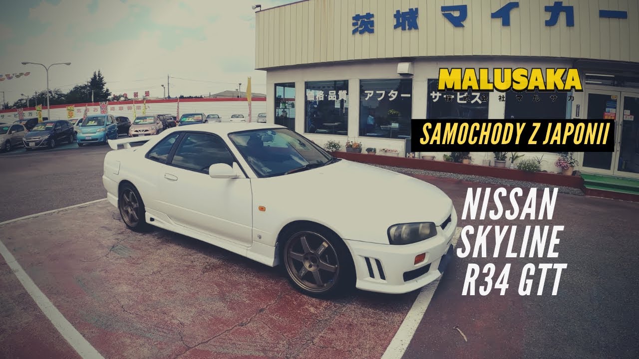 Nissan Skyline R34 GTT - Samochody z Japonii