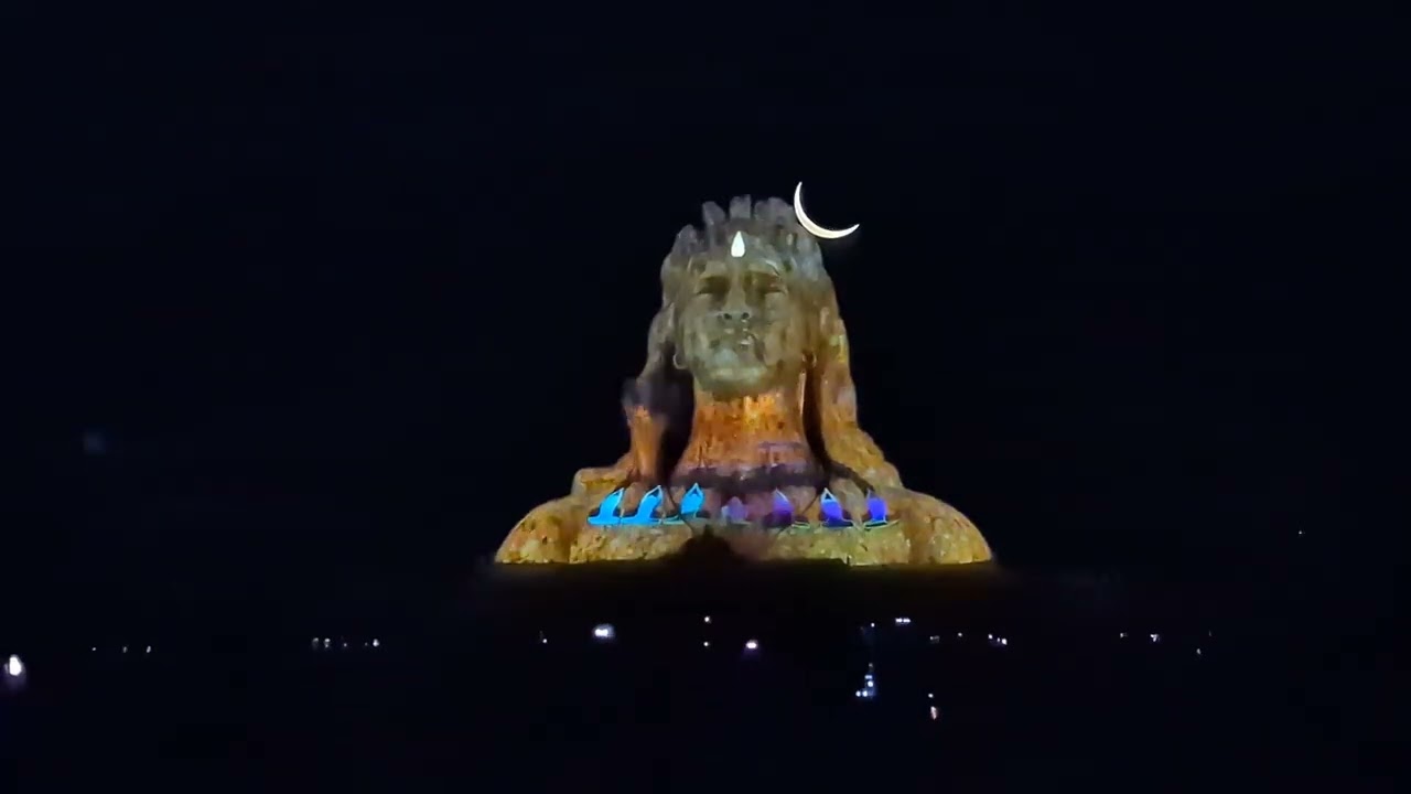 Adiyogi laser show chikkaballapur Bangalore