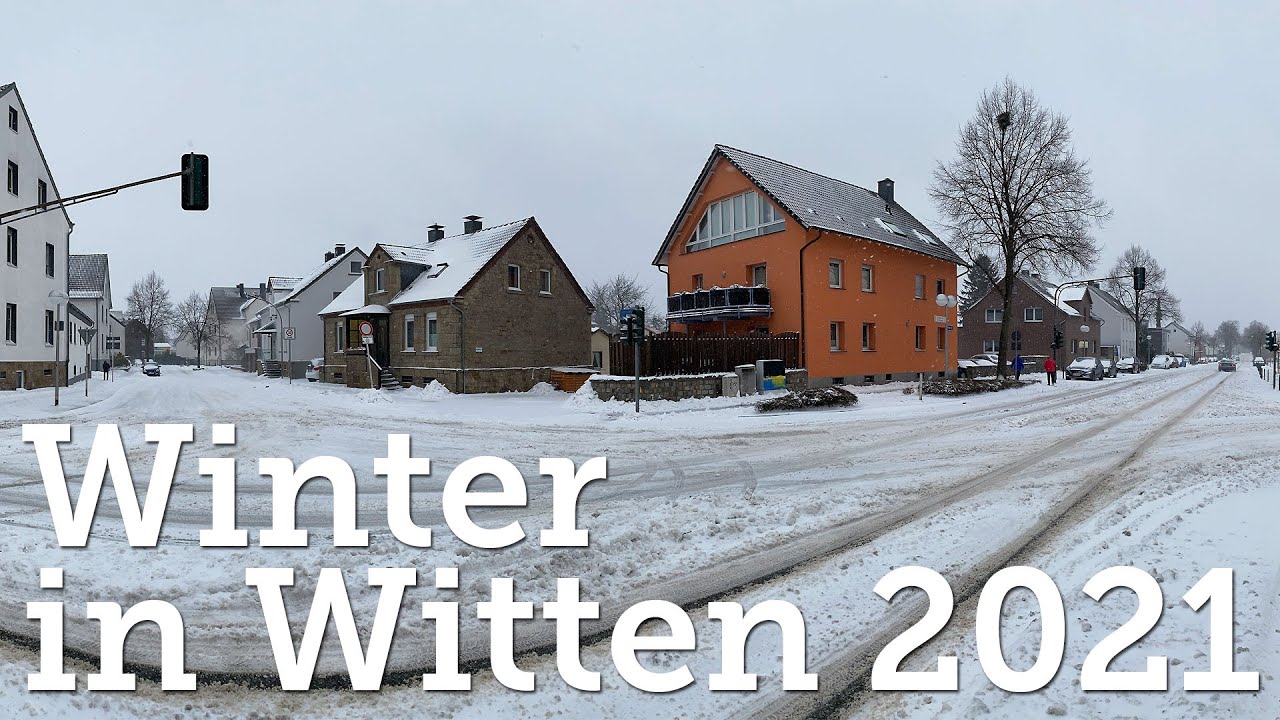 Wintereinbruch in Witten