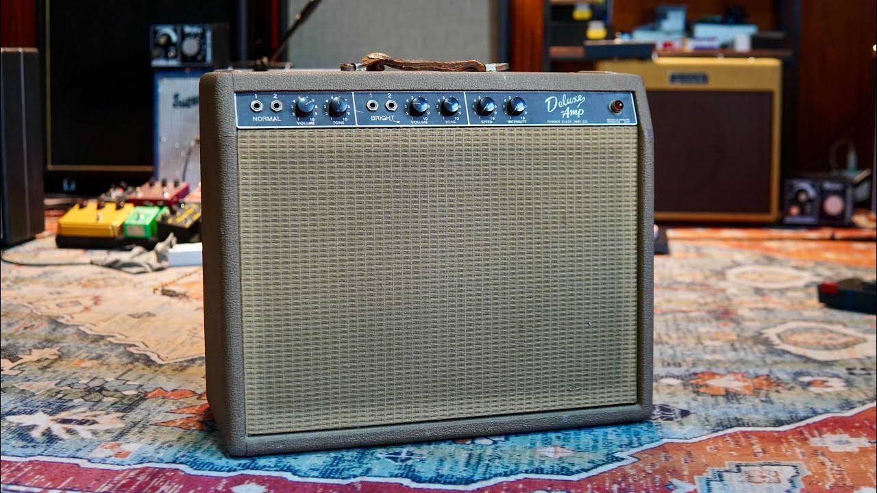 Vintage ‘1962 Fender Brownface Deluxe 6G3！