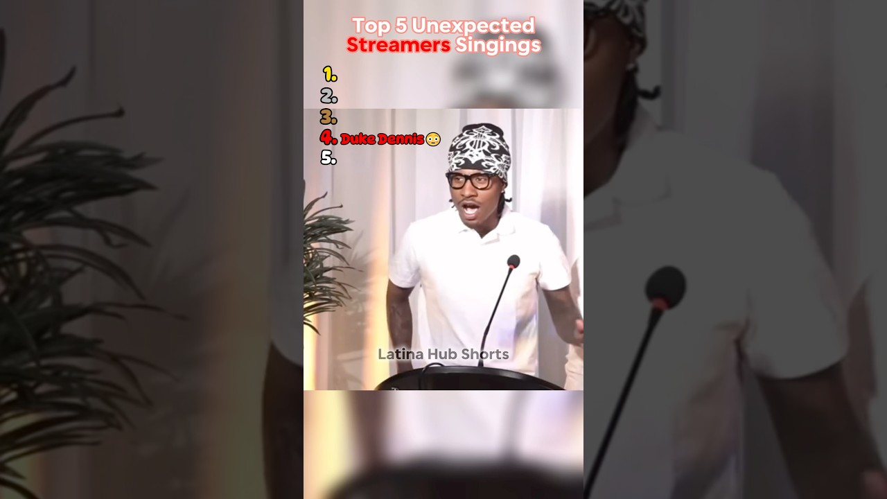 Top 5 Unexpected Streamers Singing Moments😳