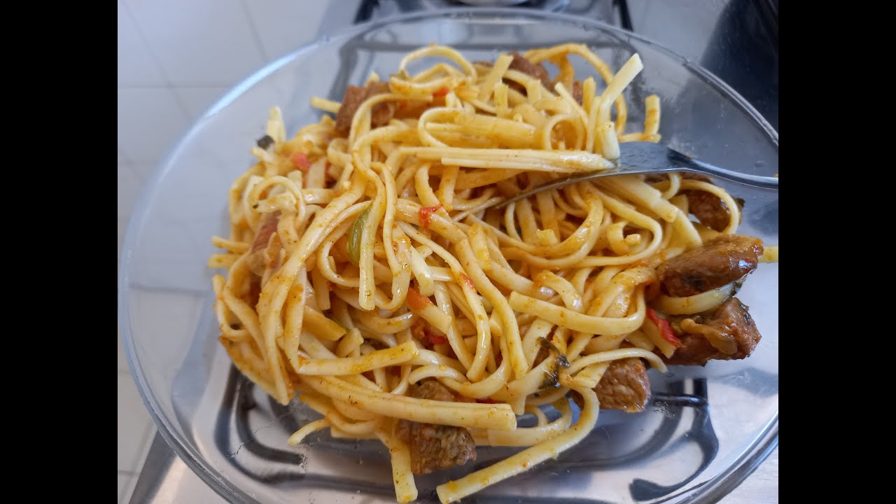 Macarrão com Carne Simples Delicioso #macarraocomcarne #macarrao   #pastawithmeat #deliciousnoodles