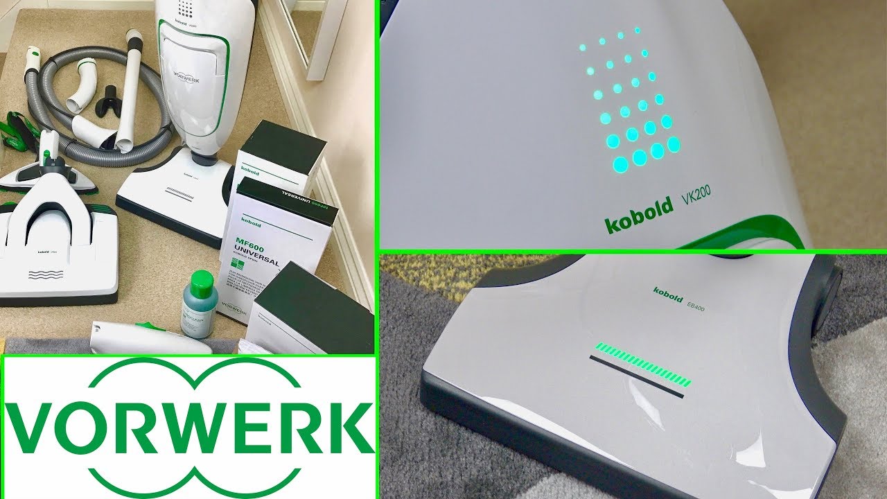 Vorwerk Kobold VK200 Vacuum Cleaner Unboxing & First Look