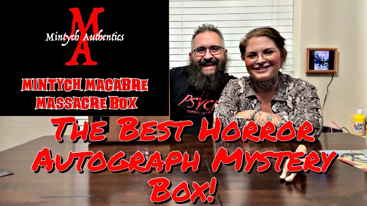 $300 Mintych Authentics Macabre Massacre Horror Autograph Mystery Box!