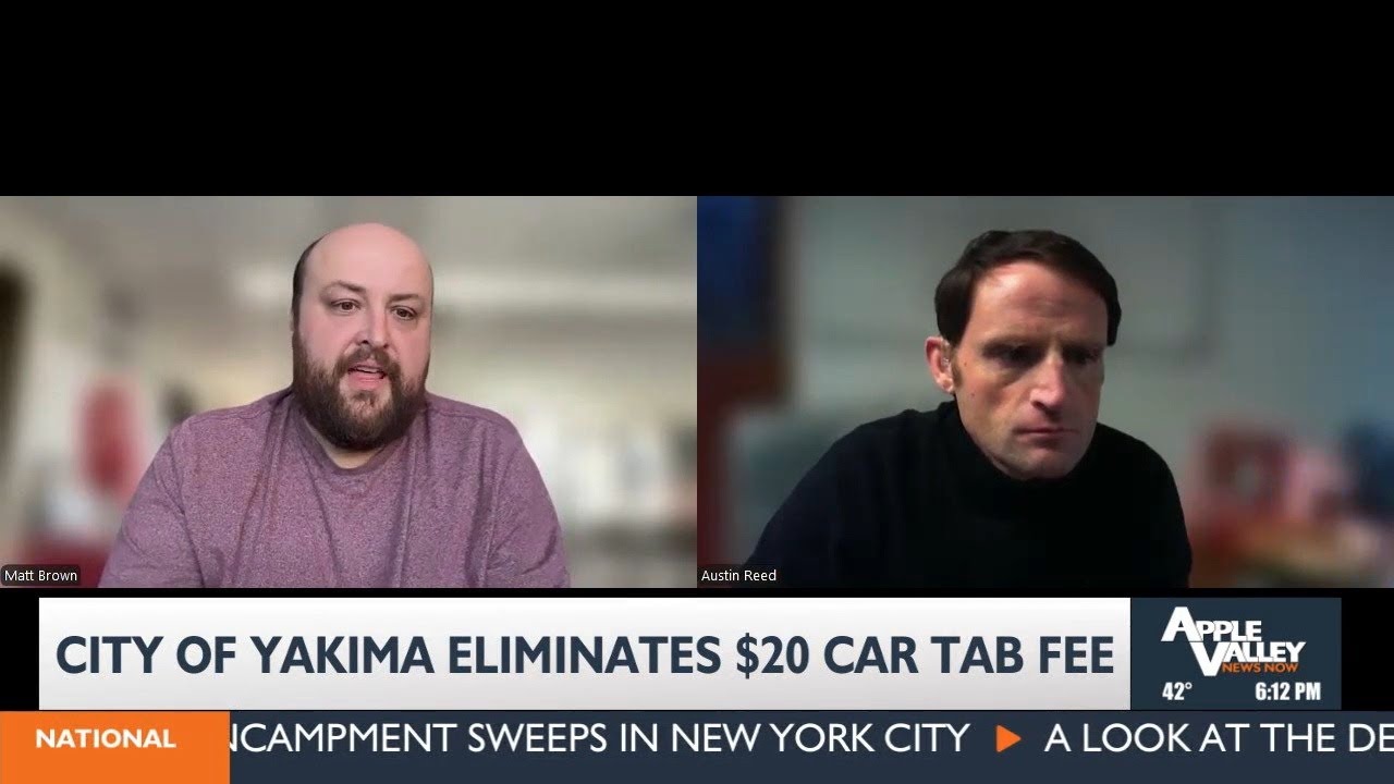 City of Yakima eliminates $20 car tab fee