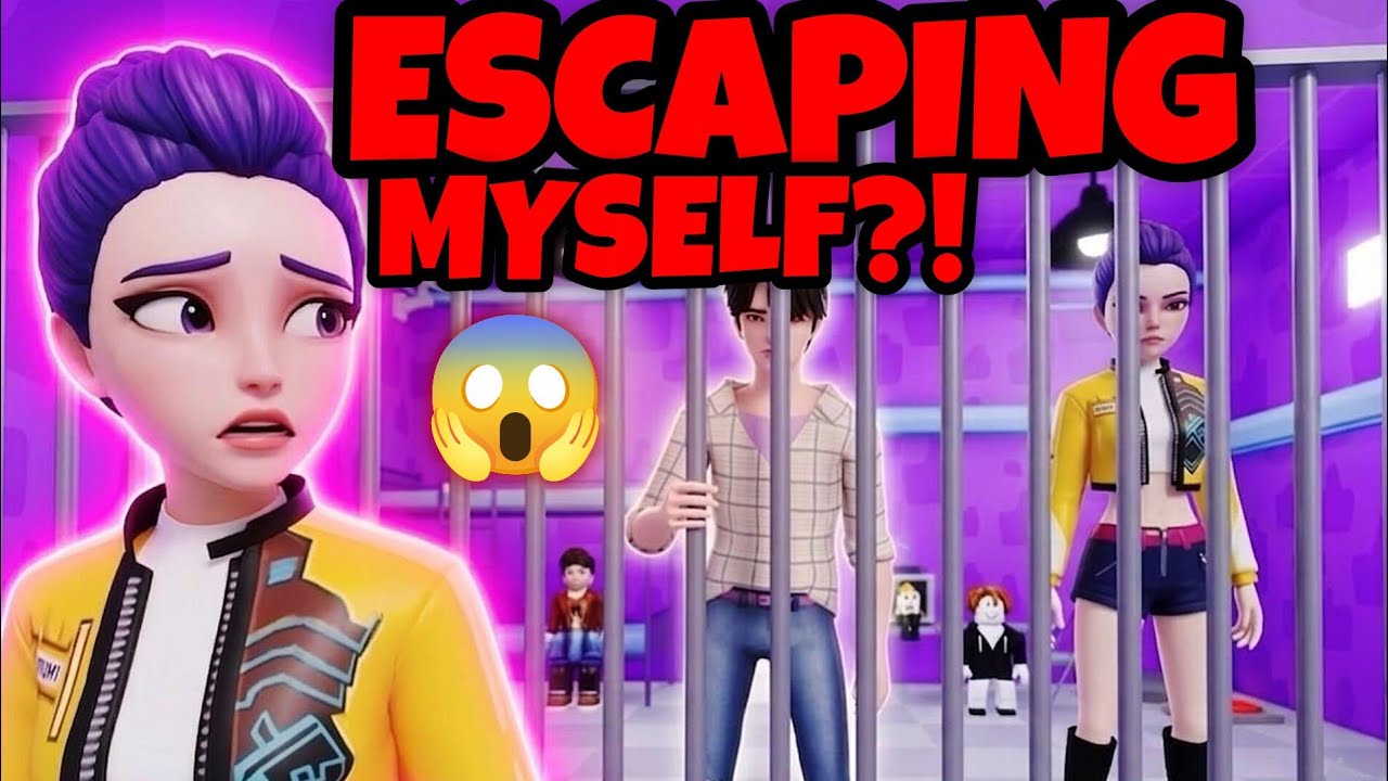ESCAPING MYSELF?! 😱 Rumi & Jinu Prison Run
