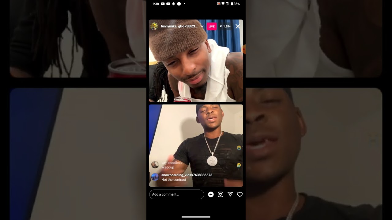 funny mike asking glock30k y he didnt take druski money offer & y he snitch & y he chain moissanite👀