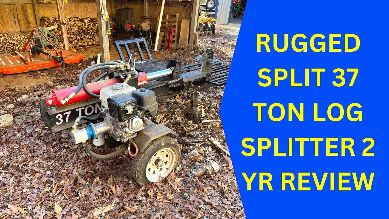 Rugged Split 37 Ton Log Splitter 2 Year Review and Improvements