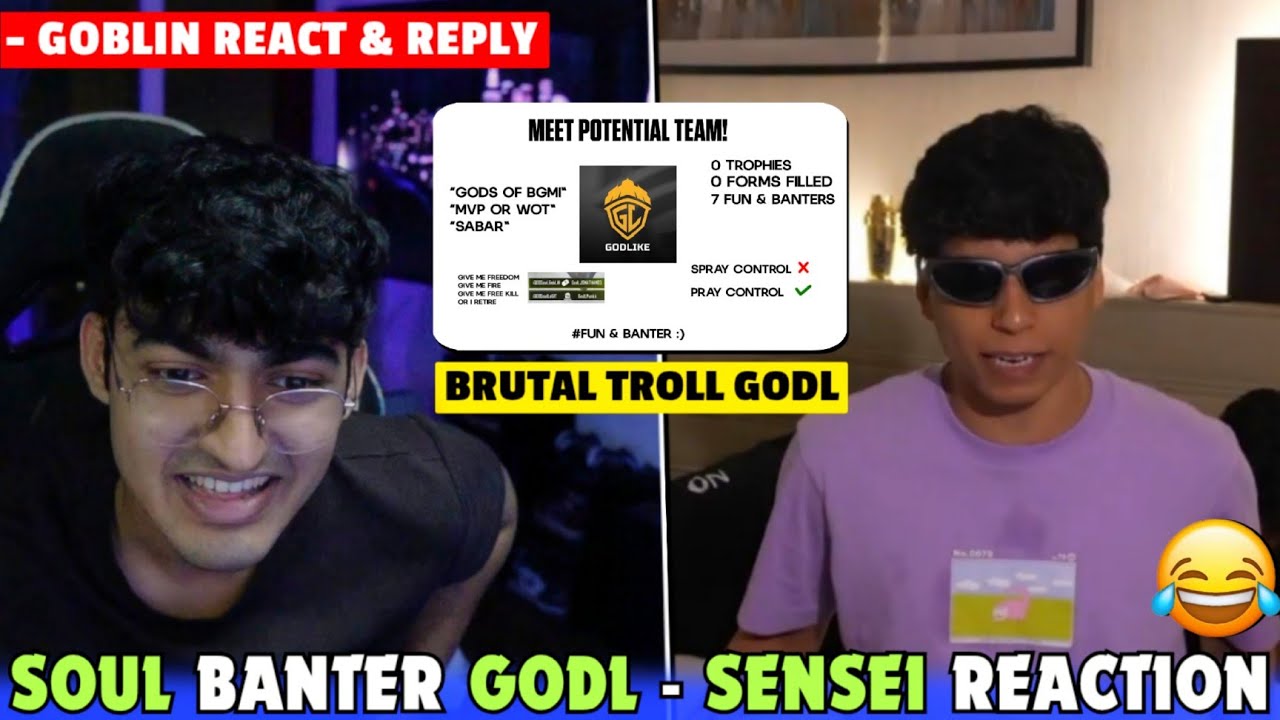 SOUL Brutal Troll GODL - Sensei Epic Reaction 😂 GOBLIN Sad For Hector 💔 Reply on CURSE ✅ Team SouL 🚀