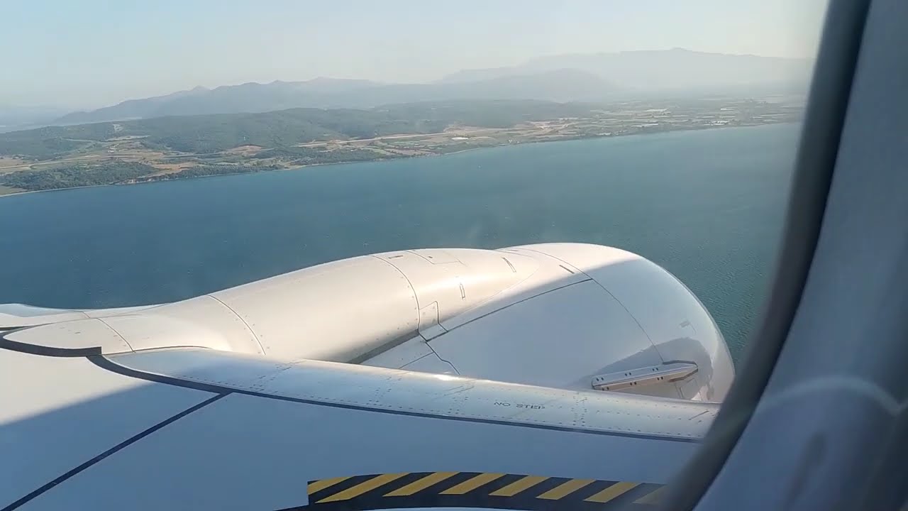 Landing at Preveza Airport (PVK) in Aktion, Lefkada, Greece