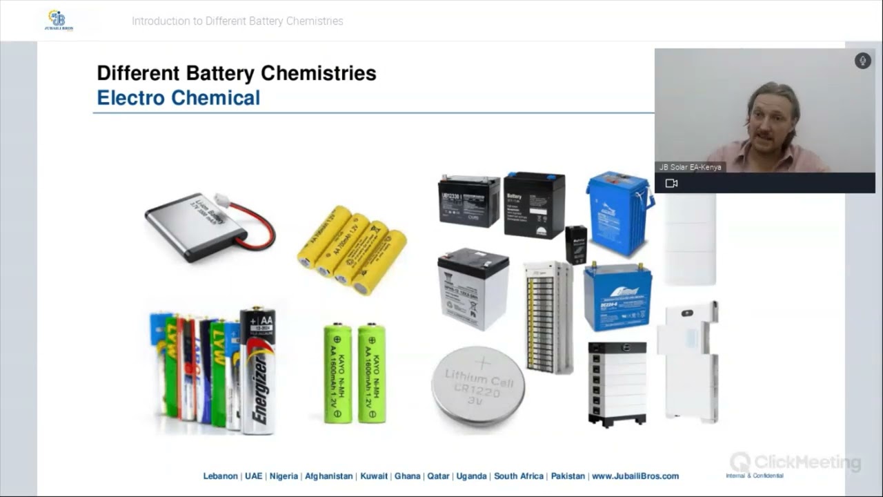 Webinar: Introduction to Different Battery Chemistries