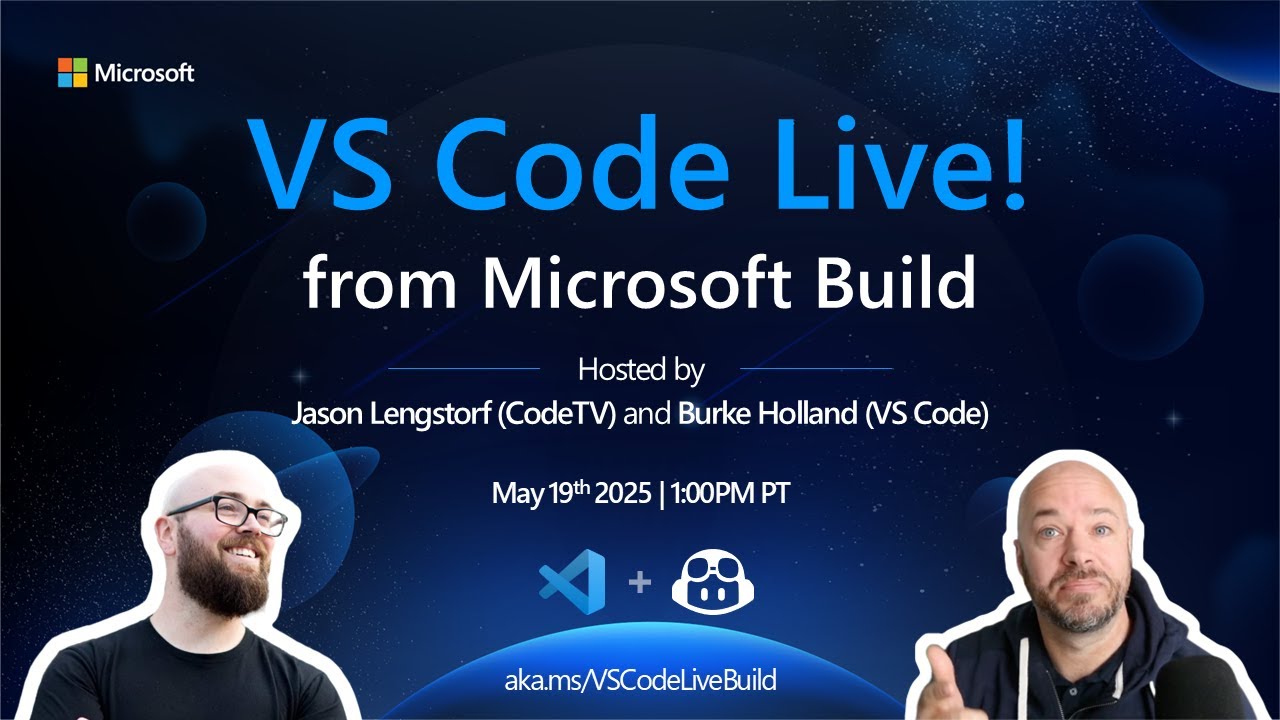 VS Code, Live &mdash; Straight from Microsoft Build! 🪐