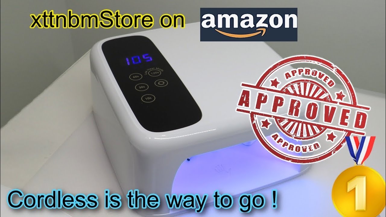 Rechargeable Nail Lamp From Amazon Review & Demo xttnBM Store10% Off