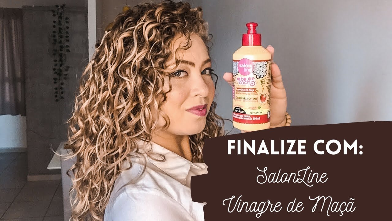 FINALIZE COM: Vinagre de Maçã da Salon Line - #TôDeCacho - Por Luciana Ferreira