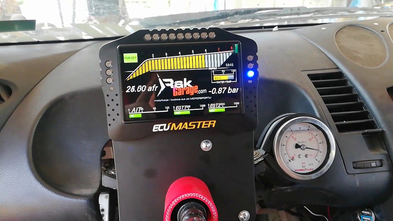 Ecumaster ADU5 Custom setup by KMS ENGINE. Nissan 352JZ 750HP 775NM TEST. Brutal sound rev limit.