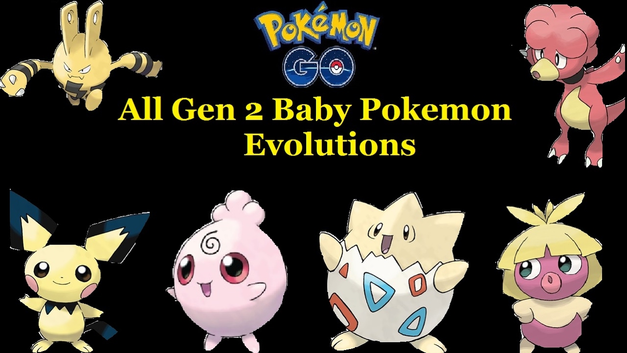 All Baby Pokemon evolutions!!! (Gen 2 in Pokemon Go)